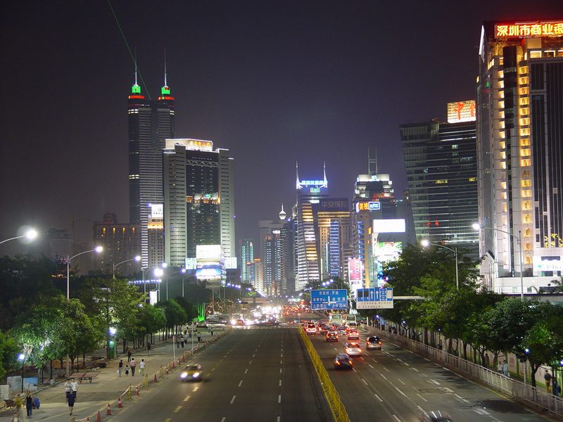 深圳市区夜景