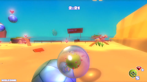 Unity 创始团队 2005 年游戏 GooBall 的画面