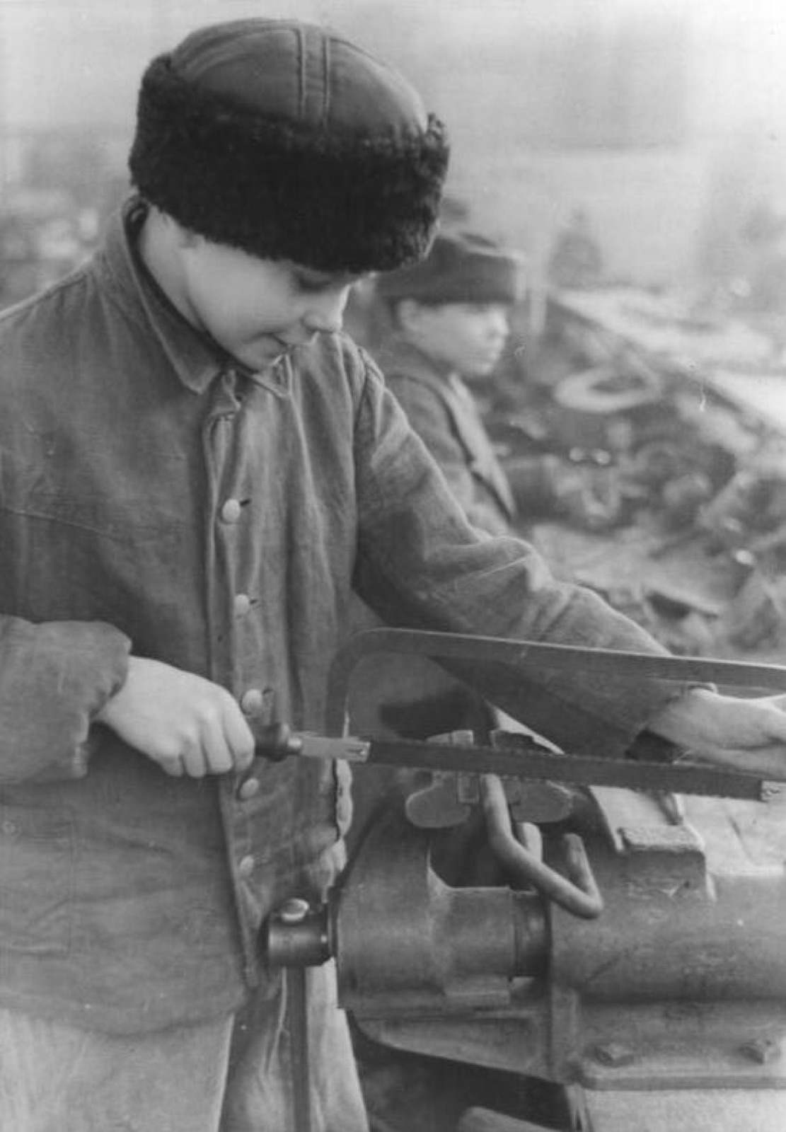 1945年柏林一名十四岁的乌克兰强迫劳动者
